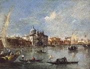 Francesco Guardi The Giudecca with the Zitelle Germany oil painting reproduction